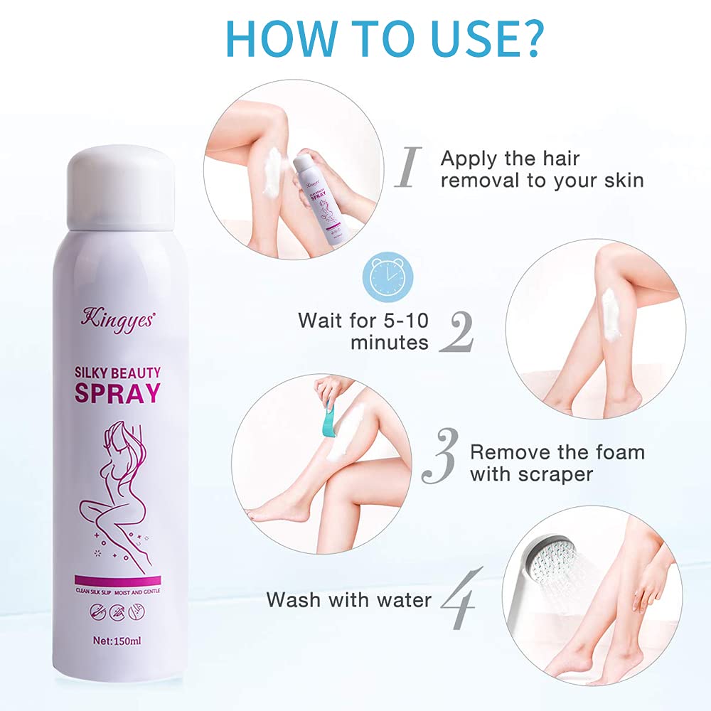 Hair Removal Spray Foam for Men & Women